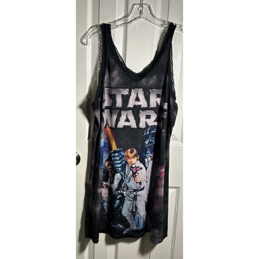 Sleepwear Womens Star‎ Wars Lg 12-14 Nightie Sleeveless